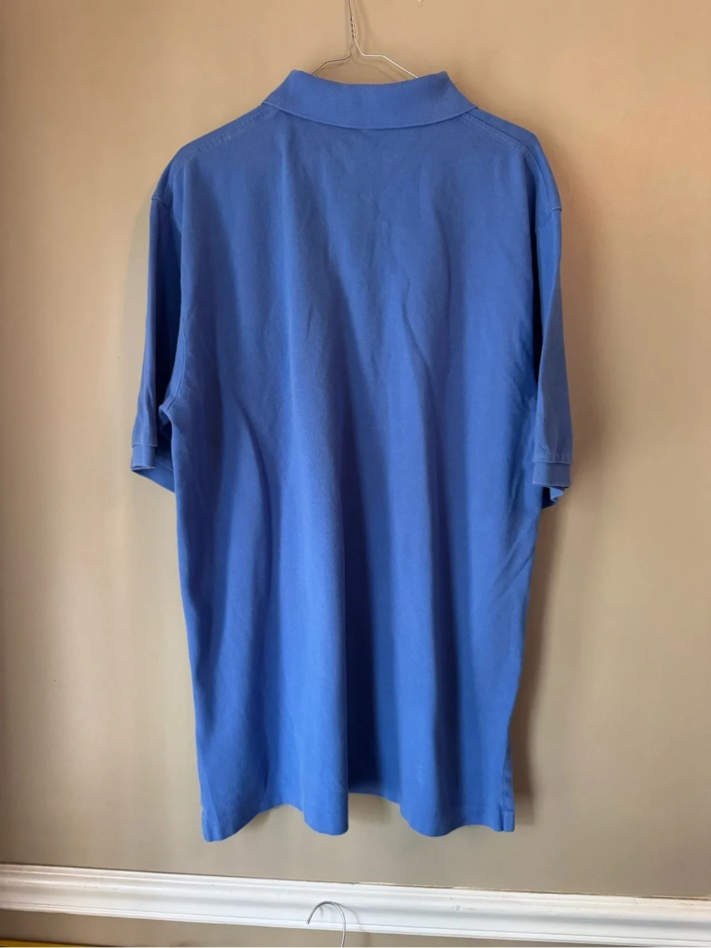 Ralph Lauren Light Blue Polo with Green Pony Embroidery